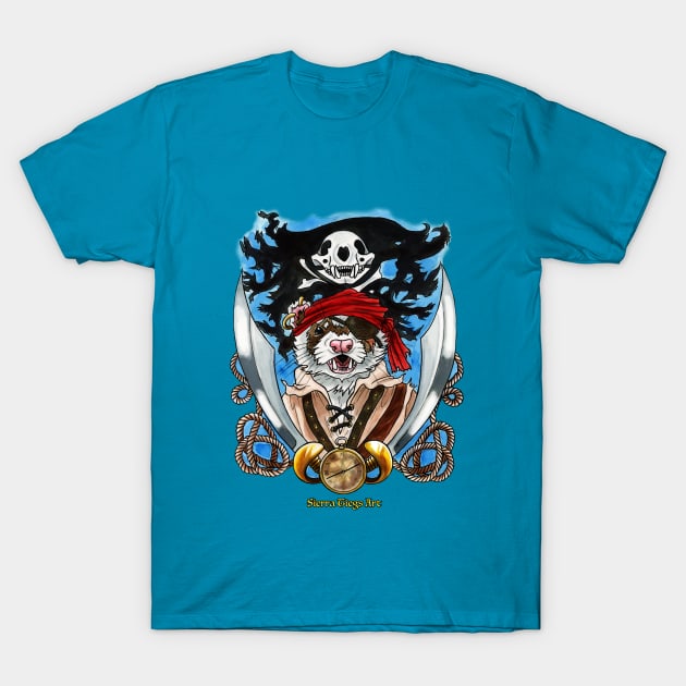 The Dread Pirate Dookerts T-Shirt by SierraTiegsArt